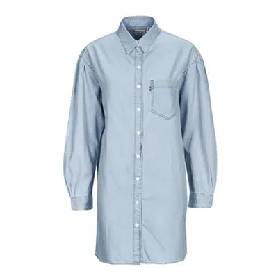 Levis RHEA SHIRT DRESS women's Dress in Blue