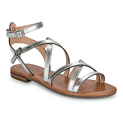 Geox D SOZY S women's Sandals in Silver