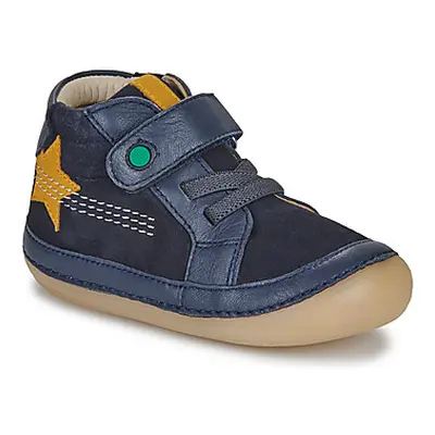 Kickers SOKISTIC boys's Children's Mid Boots in Blue