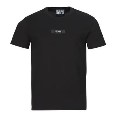 Versace Jeans Couture MAGLIET.77GAH6S3 men's T shirt in Black