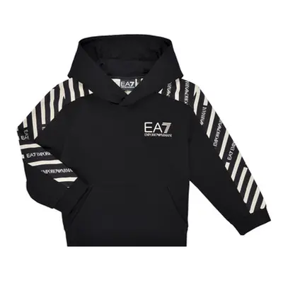 Emporio Armani EA7 GRAPHIC SERIES SWEATSHIRT boys's Children's sweatshirt in Black