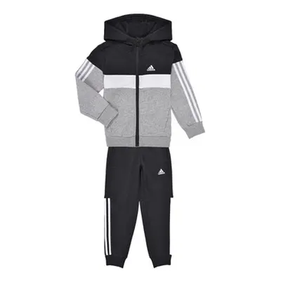 Adidas Tiberio 3-Stripes Colorblock Fleece Track Suit boys's in Grey