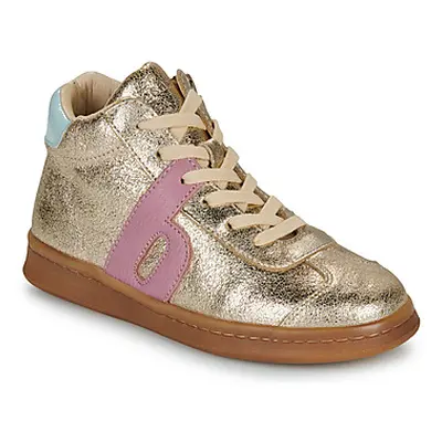 Bisgaard HELMA girls's Children's Shoes (High-top Trainers) in Gold