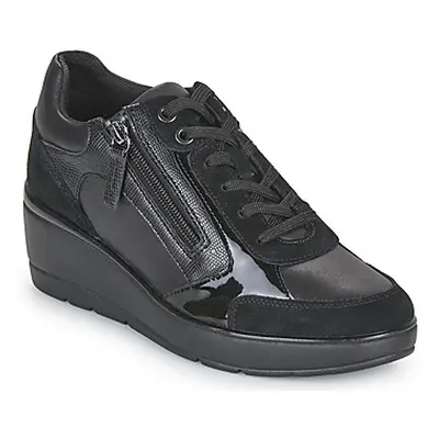 Geox D ILDE women's Shoes (Trainers) in Black