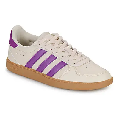 Adidas BREAKNET SLEEK women's Shoes (Trainers) in Beige