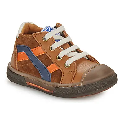 GBB FILIPE boys's Children's Shoes (High-top Trainers) in Brown