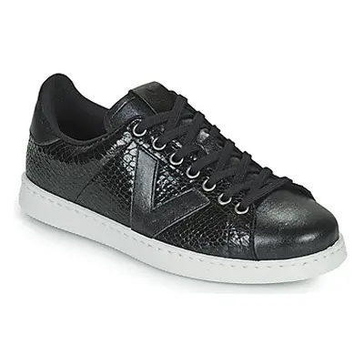 Victoria TENIS SERPIENTE women's Shoes (Trainers) in Black