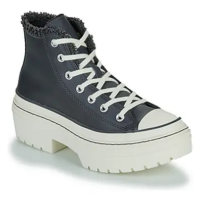 Converse CHUCK TAYLOR ALL STAR LUGGED SHERPA women's Shoes (High-top Trainers) in Black