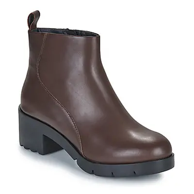 Camper WANDA women's Low Ankle Boots in Brown