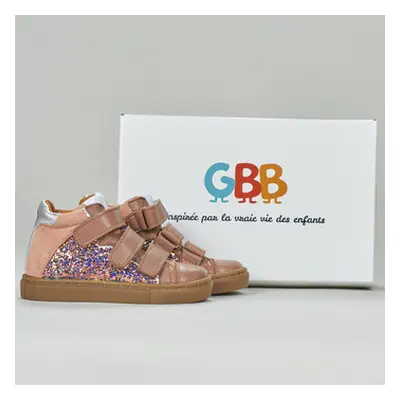 GBB - girls's Children's Shoes (High-top Trainers) in Pink