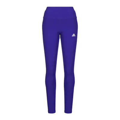 Adidas ESSENTIALS HIGH-WAISTED LOGO LEGGINGS women's Tights in Blue