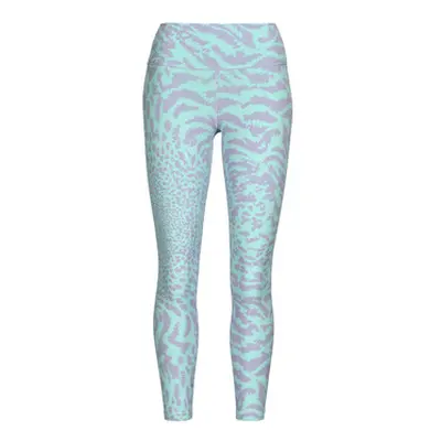 Adidas All Me Allover Print 7/8 Leggings women's Tights in Blue