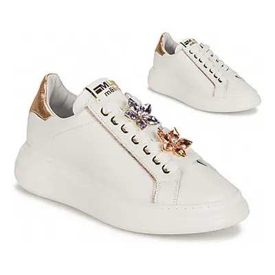 Meline 607ACC-BI-E619 women's Shoes (Trainers) in White