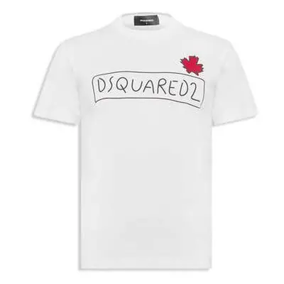 Dsquared Men's White Supercrew T-Shirt men's in White