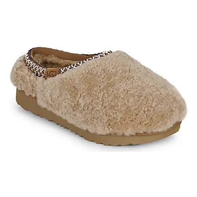 UGG TASMAN MAXI CURLY girls's Children's Slippers in Brown