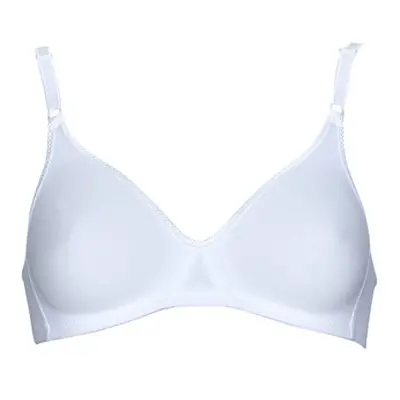 DIM MES ESSENTIELS BY DIM COTON women's Triangle bras and Bralettes in White