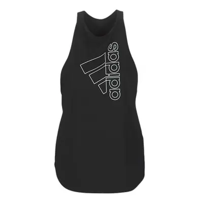 Adidas TECH BOS TANK women's Vest top in Black