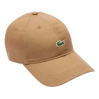 Lacoste Cotton Twill Baseball Cap Brown men's Cap in Brown