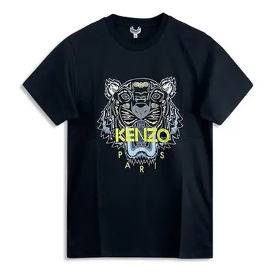 Kenzo Men's Black Classic Yellow/Grey Tiger T Shirt men's in Black