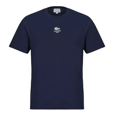 Lacoste TH2739 men's T shirt in Marine