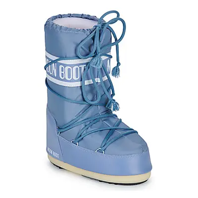 Moon Boot MB ICON NYLON boys's Children's Snow boots in Blue