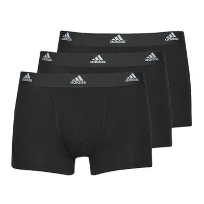 Adidas ACTIVE FLEX COTTON PACK X3 men's Boxer shorts in Black