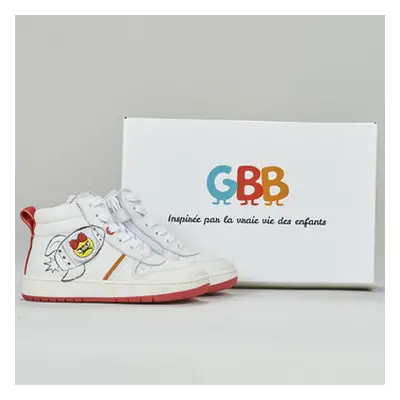 GBB LINOTTE girls's Children's Shoes (High-top Trainers) in White