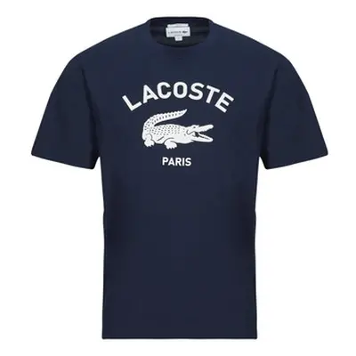 Lacoste TH2733 women's T shirt in Marine