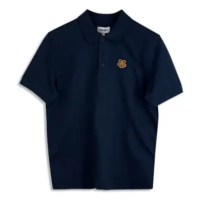 Kenzo Men's Navy Tiger Crest Polo men's in Blue