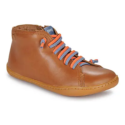 Camper PEU CAMI boys's Children's Shoes (High-top Trainers) in Brown