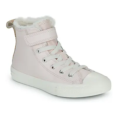 Converse CHUCK TAYLOR ALL STAR LEATHER SHERPA EASY-ON girls's Children's Shoes (High-top Trainer