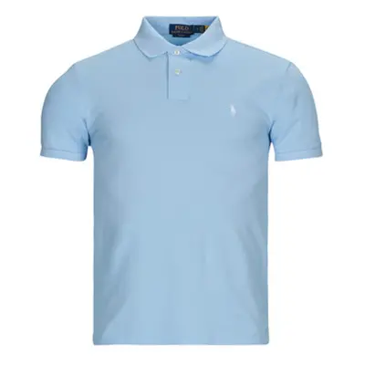 Polo Ralph Lauren POLO AJUSTE SLIM FIT EN COTON BASIC MESH men's Polo shirt in Blue