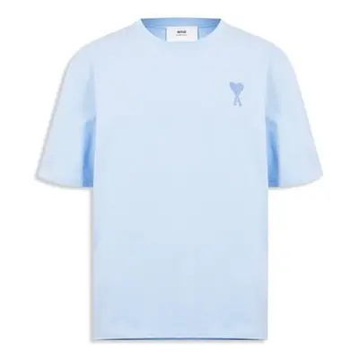 Ami Paris Men's Sky Blue Paris ' De Coeur' T-Shirt men's in Blue