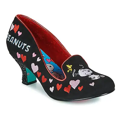 Irregular Choice A BOY AND HIS BEAGLE women's Court Shoes in Black