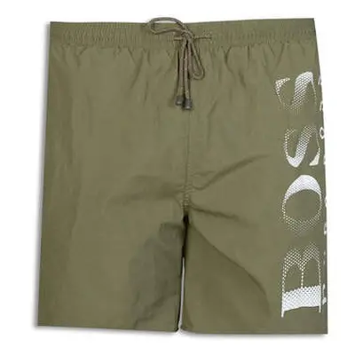 BOSS Men's Hugo Boss Khaki Octopus Swim Shorts men's in Kaki