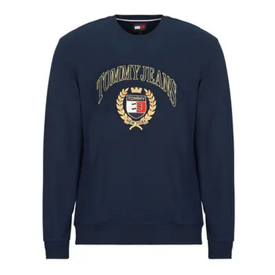 Tommy Jeans TJM REG TJ PREP CREST CREW men's Sweatshirt in Marine