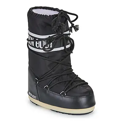 Moon Boot MB ICON NYLON girls's Children's Snow boots in Black