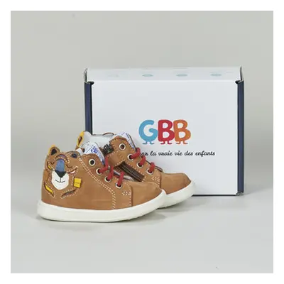 GBB BASILE boys's Children's Shoes (High-top Trainers) in Brown