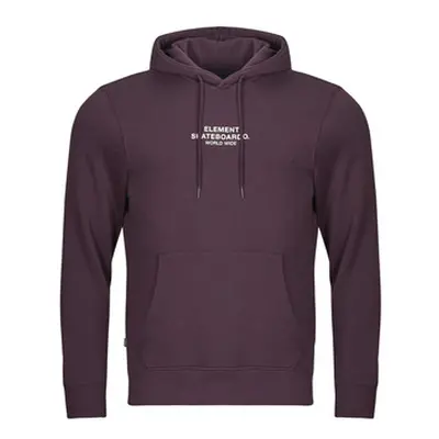 Element SKATEBOARD CO HOOD men's Sweatshirt in Purple