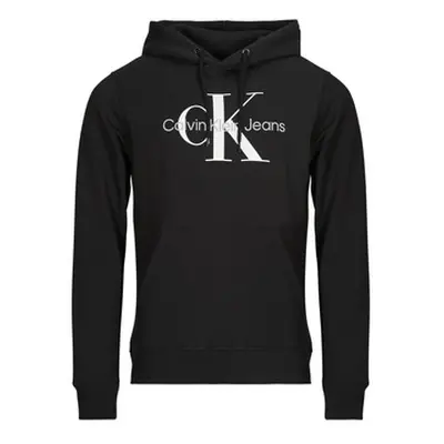 Calvin Klein Jeans CORE MONOLOGO HOODIE men's Sweatshirt in Black