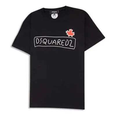 Dsquared Men's Black Supercrew T-Shirt men's in Black