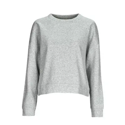 Pieces PCCHILLI LS SWEAT NOOS women's Sweatshirt in Grey