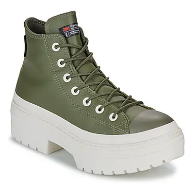 Converse CHUCK TAYLOR ALL STAR LUGGED HEEL WATERPROOF women's Shoes (High-top Trainers) in Green