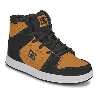 DC Shoes MANTECA 4 HI WR boys's Children's Shoes (High-top Trainers) in Brown