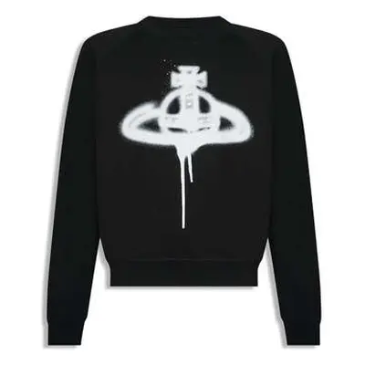 Viviennewestwood Men's Black Vivienne Westwood Spray Orb Raglan Sweatshirt men's in Black