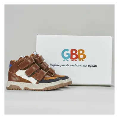 GBB - boys's Children's Shoes (High-top Trainers) in Brown