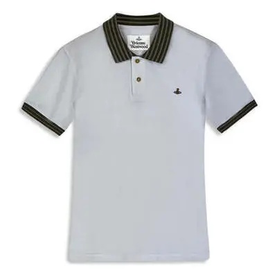 Viviennewestwood Men's Vivienne Westwood Contrasting Collar White Polo Shirt men's in White