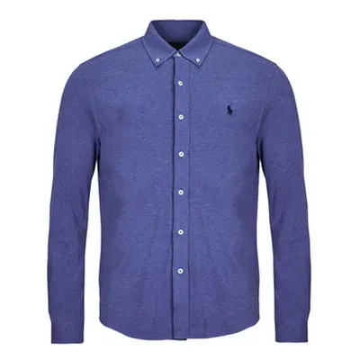 Polo Ralph Lauren CHEMISE AJUSTEE COL BOUTONNE EN POLO FEATHERWEIGHT men's Long sleeved Shirt in