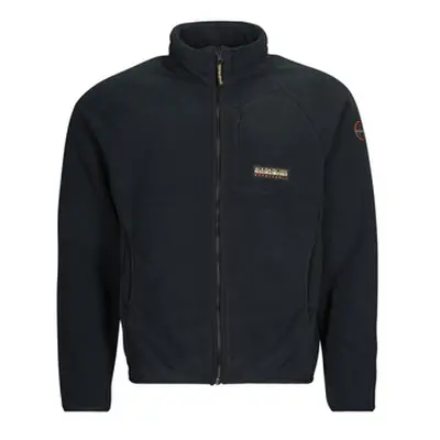 Napapijri T-DOLENT FZ men's Fleece jacket in Black