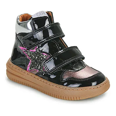 GBB YARA girls's Children's Shoes (High-top Trainers) in Black